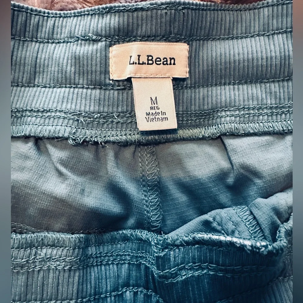 L.L. Bean Men's Athletic Shorts Sz Medium in Teal - Picture 3 of 8